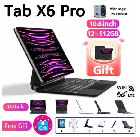 Máy tính bảng thông minh X6 Pro Tablet Android Bản gốc 2023 Máy